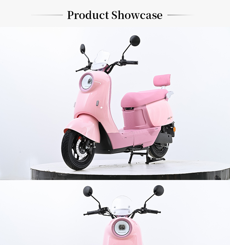 Q3 Electric Scooter 10 Inch, 48V/60V/72V 20AH Lead Acid/Lithium Battery E-Moped, 50-60km/h High Speed Motorcycle with Bluetooth, Reverse Function & Full LED Light
