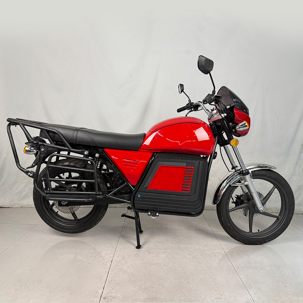 BOX PLUS Wholesale Customization OEM Electric Cruiser Motorcycles with 72V 4.5kW Mid-Mounted Motor Max Speed 80km/h