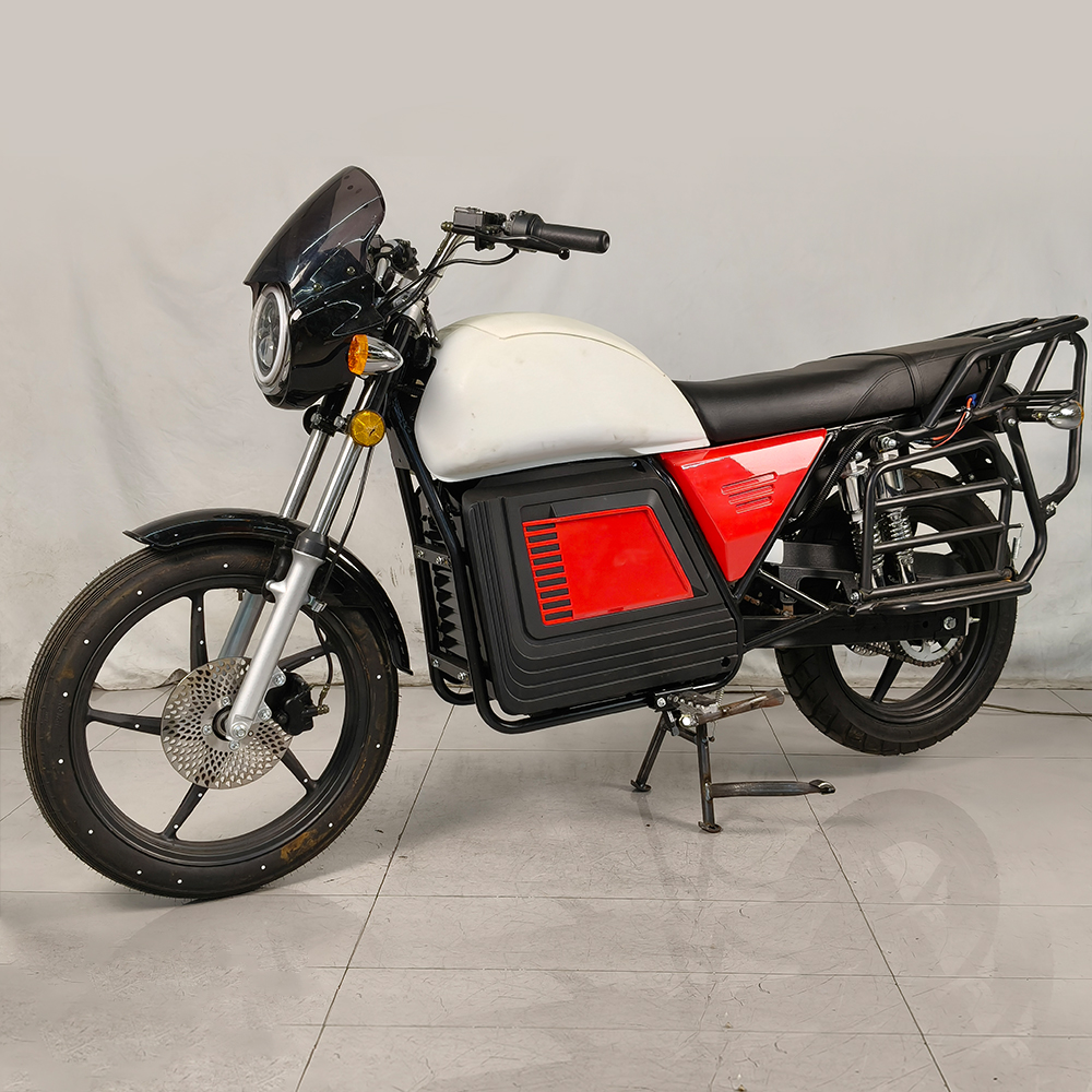 BOX PLUS Wholesale Customization OEM Electric Cruiser Motorcycles with 72V 4.5kW Mid-Mounted Motor Max Speed 80km/h