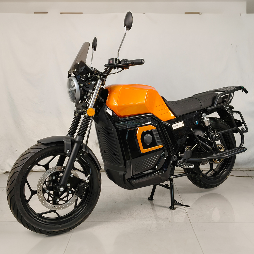 JF005-Mid-mounted motor  72V 3000W Electric Racing Dirt Bike Kit Vintage Adult Motorcycles Scooter